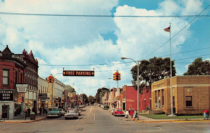 Zeeland Theater - Vintage Postcard (newer photo)
